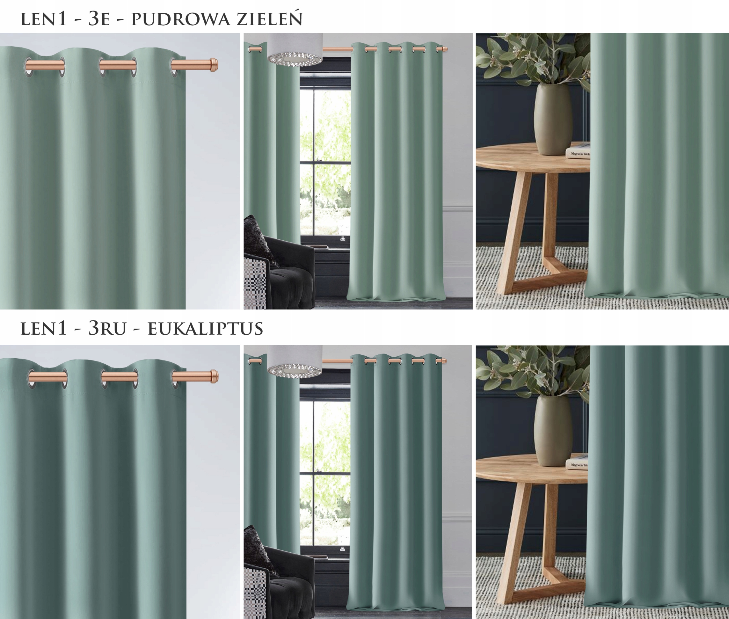 ZASŁONY GOTOWE NA PRZELOTKACH MATOWE 140x250 Stan opakowania oryginalne