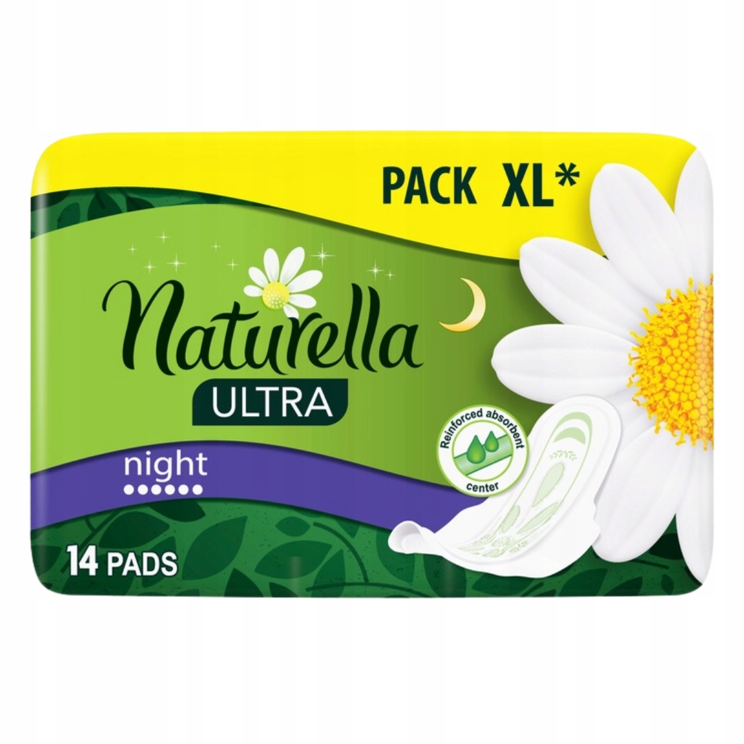 Podpaski Higieniczne Naturella Na Noc Ultra Night Ze Skrzydełkami x4 EAN (GTIN) 8001090585394