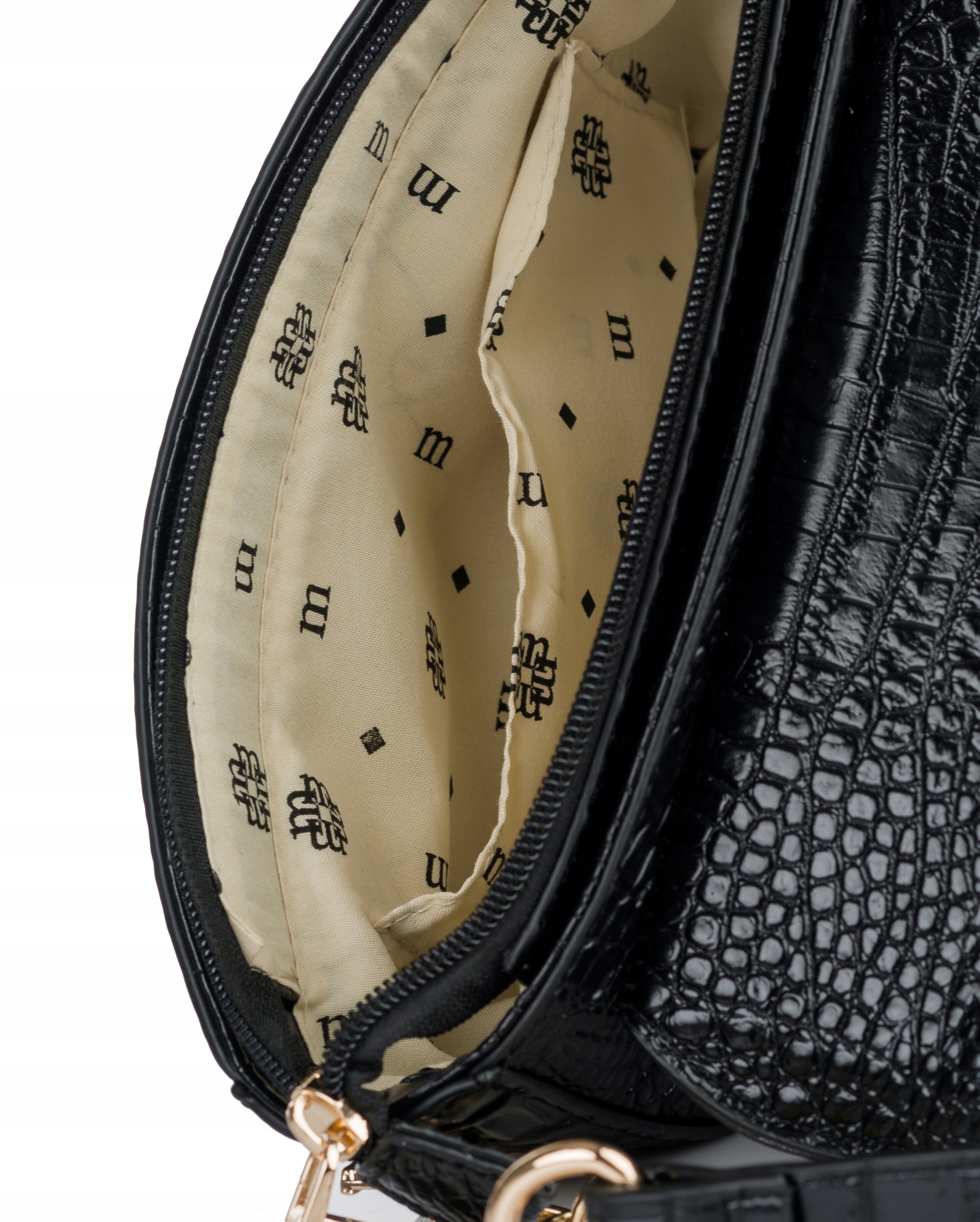 TOREBKA DAMSKA LISTONOSZKA MONNARI WIZYTOWA CROCO ELEGANCKA Kod producenta BAG2840-M20