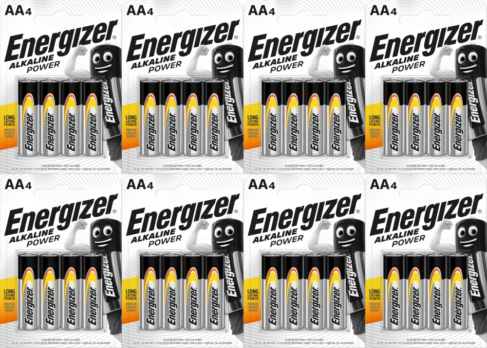 

Bateria Energizer Alkalin Power LR6 Aa R6 1,5V x32