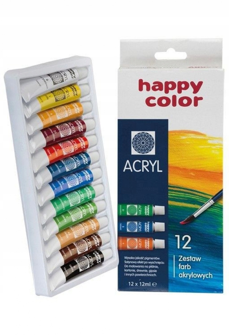 

Zestaw Farb Akrylowych x 12ml