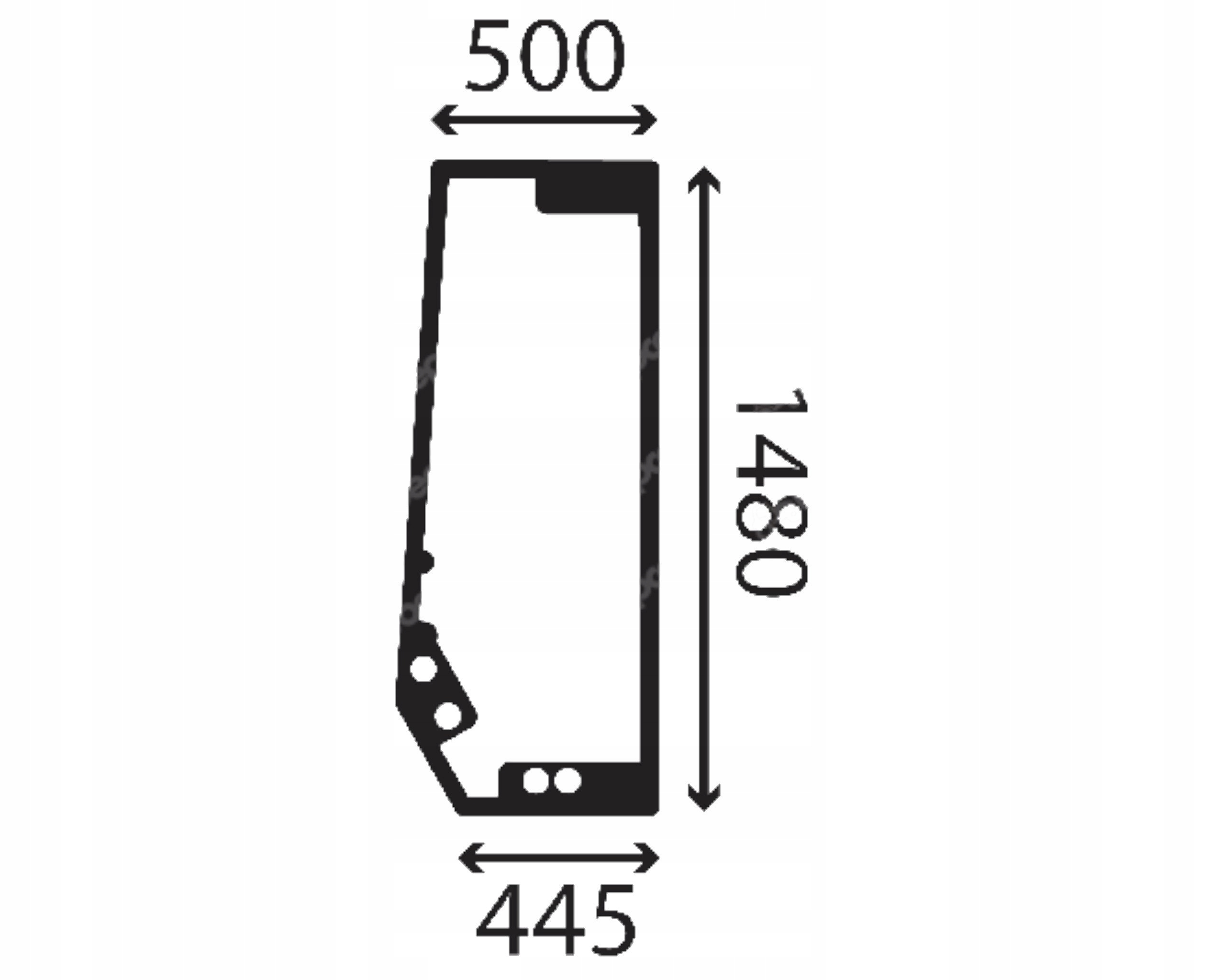 sklo Case dveře levé 84560383, 84143871