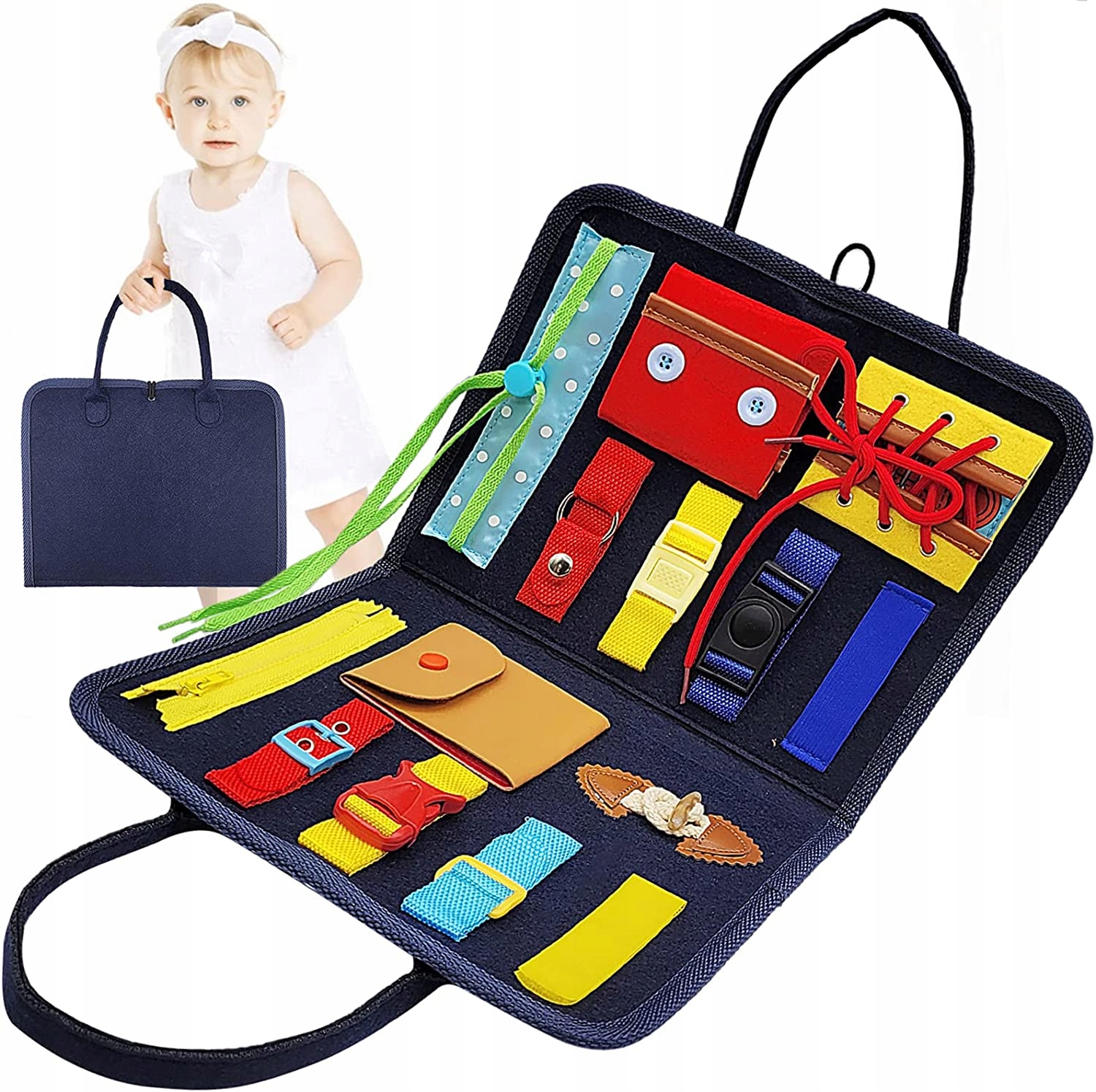

Tablica Manipulacyjna Busy Board Montessori XXL