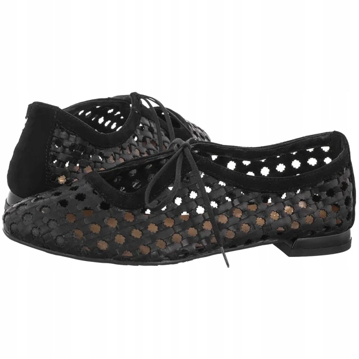 Dámské kožené baleríny Maciejka černé 07303-01/00-1, černé