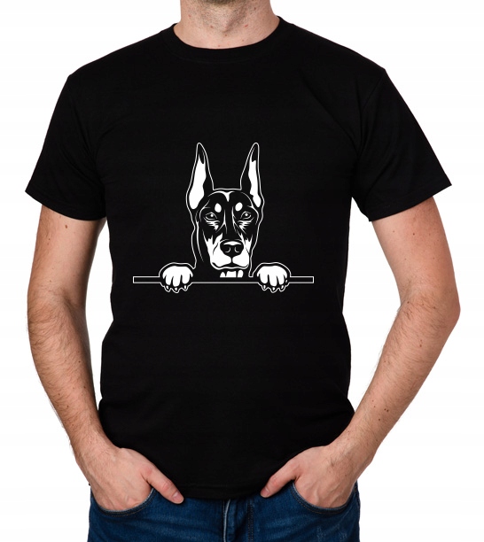 

koszulka Doberman Pies Dog Piesek Psiak prezent