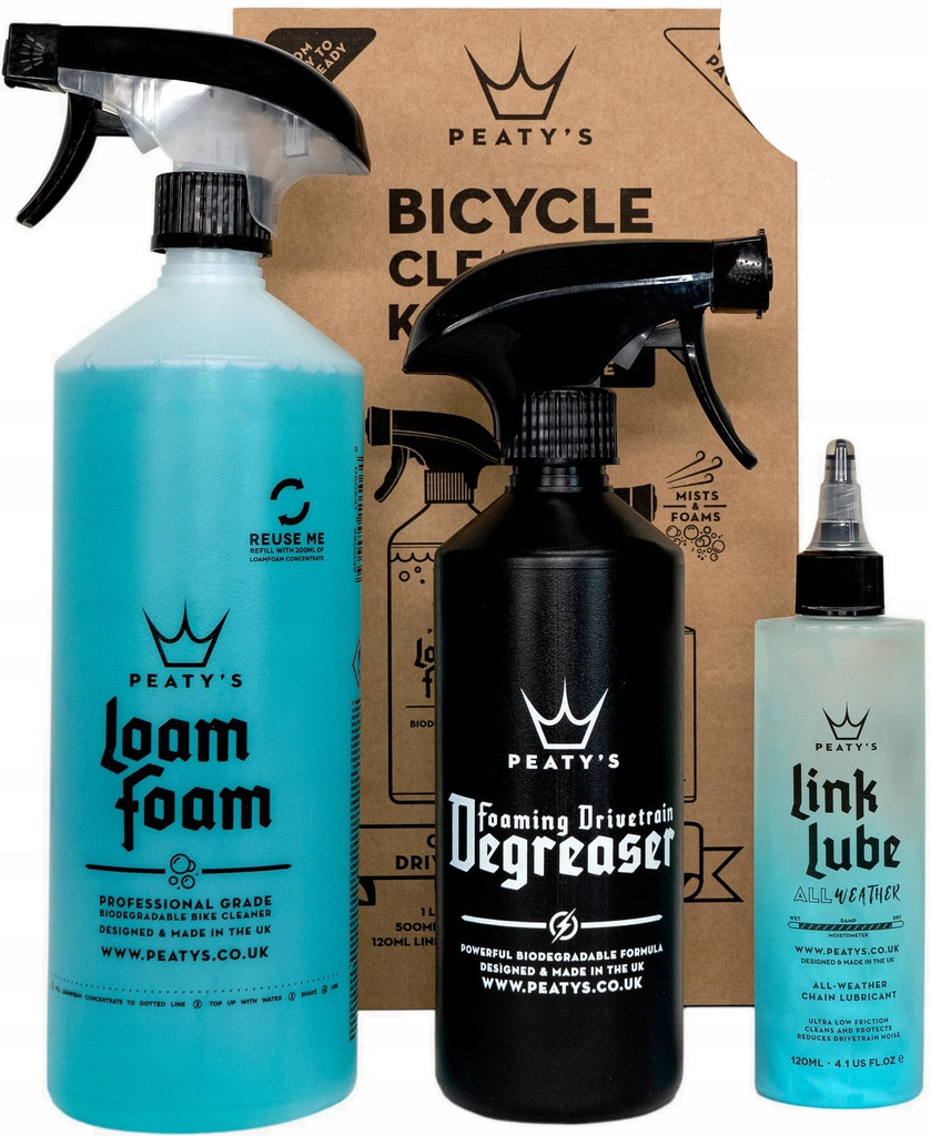 Zestaw do czyszczenia roweru Peaty's Cleaning Kit 1620 ml