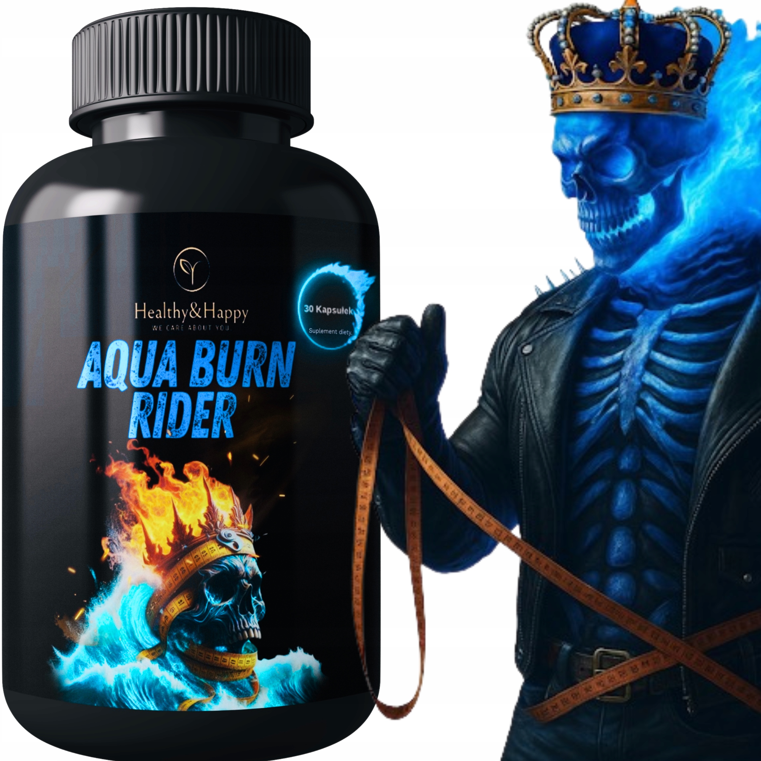 Aqua Burn Rider Spalovač Vody Otok Nadbytečná Tuková Voda Kontrola Váhy