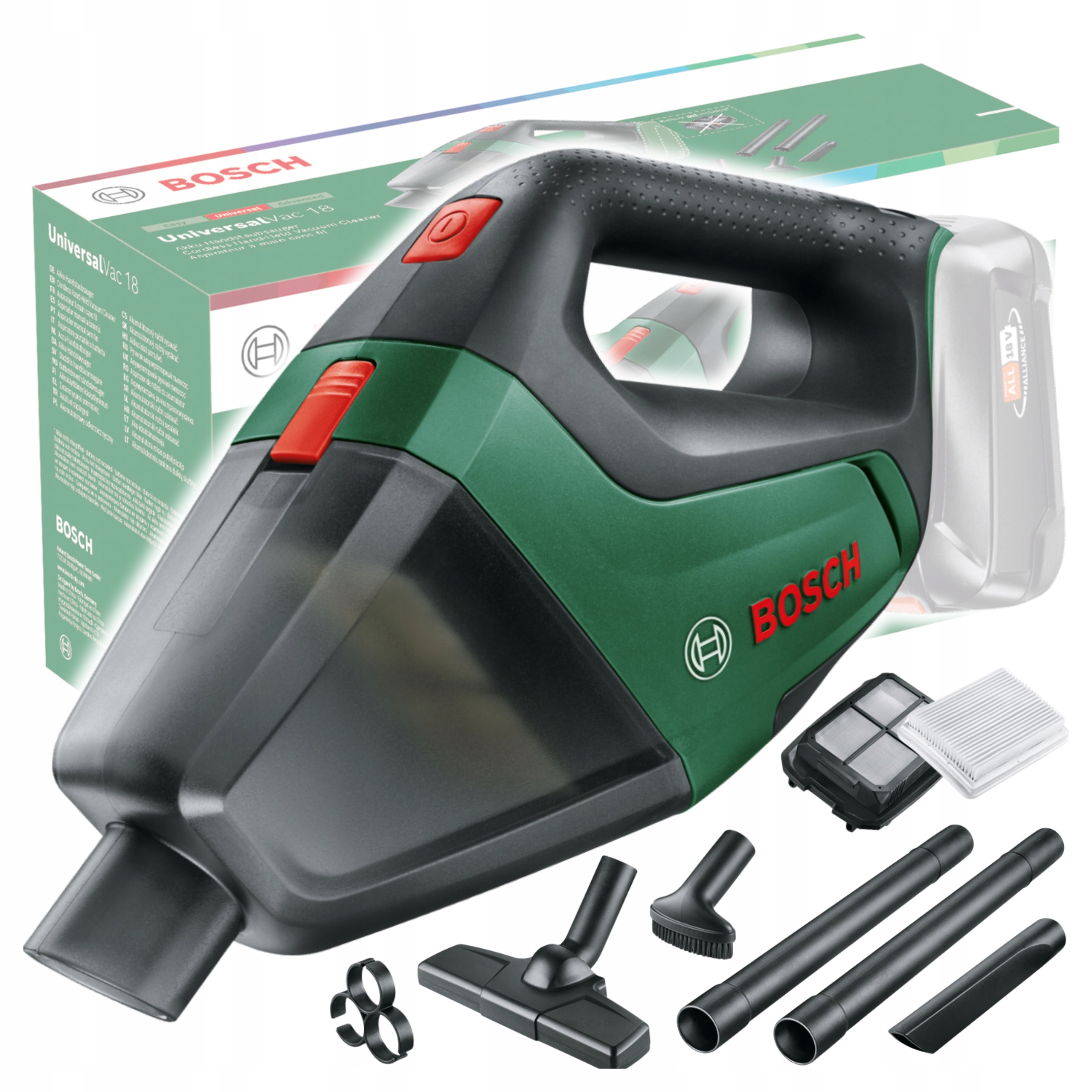 Bosch Diy UniversalVac 18 Ręczny odkurzacz akumulatorowy 06033B9102