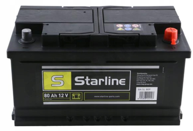 Akumulátor Starline 12V 80Ah 740A