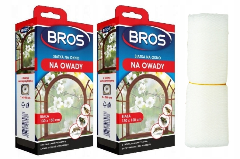 

Moskitiera Siatka Okno Owady Bros 150x180 Pakiet