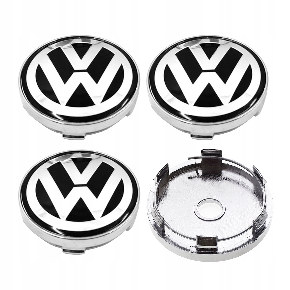 

4x Kapsel Volkswagen 60mm Dekielki Do Felg 4SZT #2