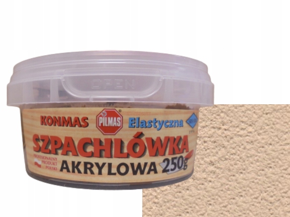 

Szpachlówka Akrylowa Elast Konmas 250g Buk Jasny
