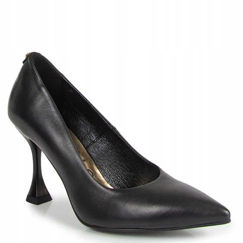 CheBello 4863 Černé Kožené Lodičky Špendlíky 36