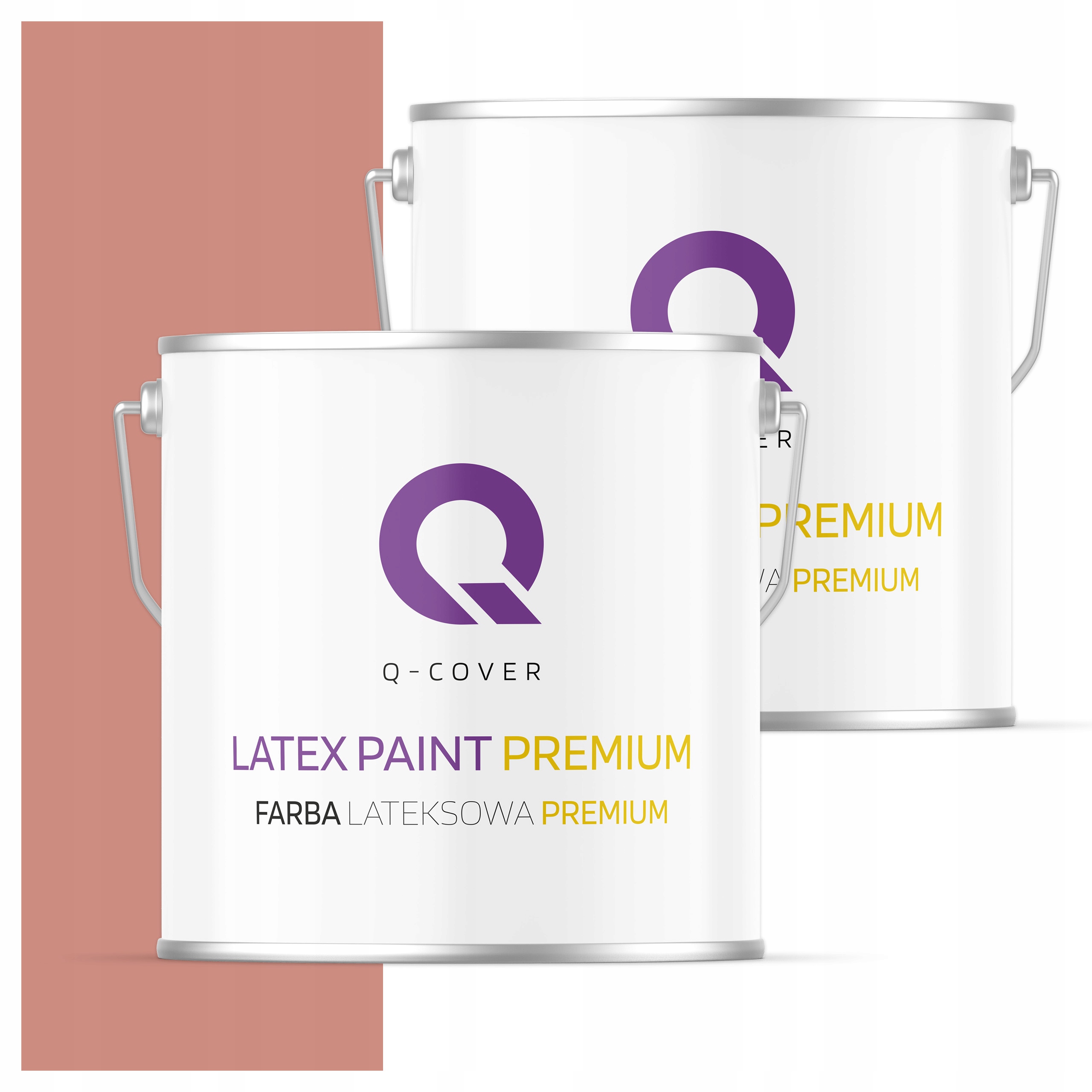 Barva Skvrnitá Omyvatelná pro stěny stropů 5L Hluboký mat Lososový H5533