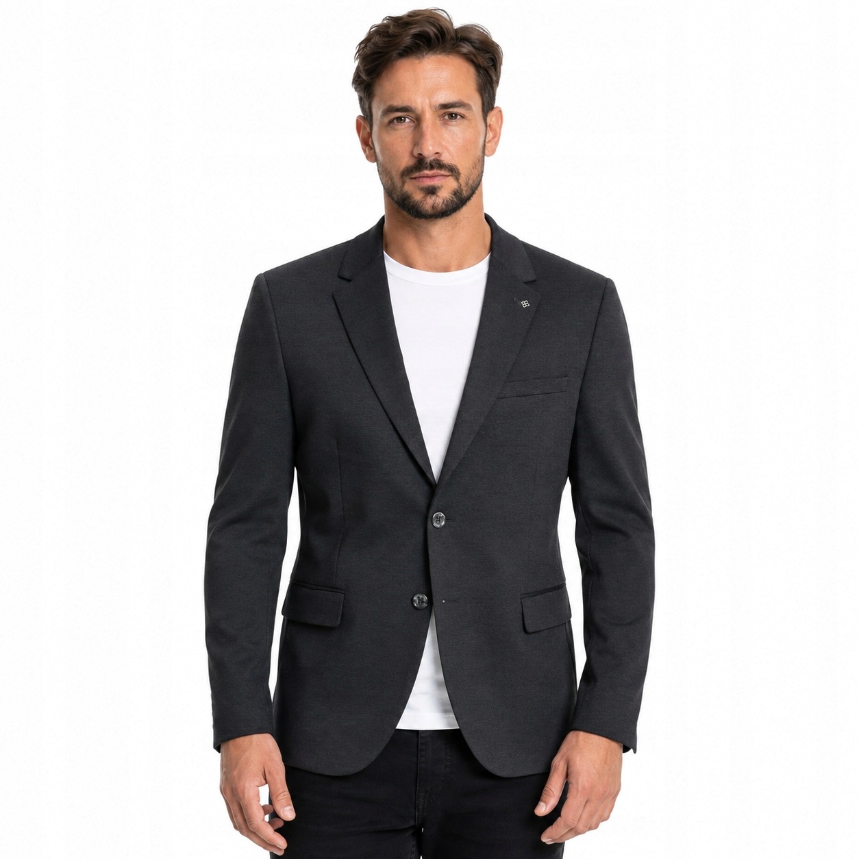 Sako Sergio Premium Velikost 50 Elegantní Grafitová Bavlna