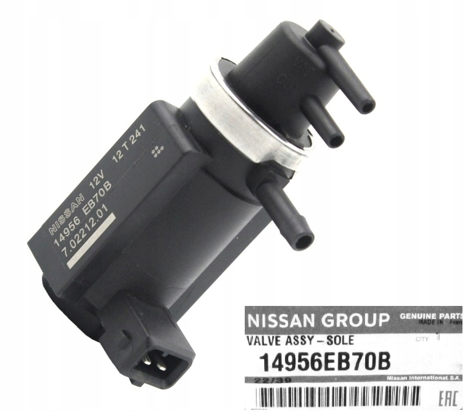 Nissan OE 14956EB70B przetwornik ciśnienia, turbosprężarka