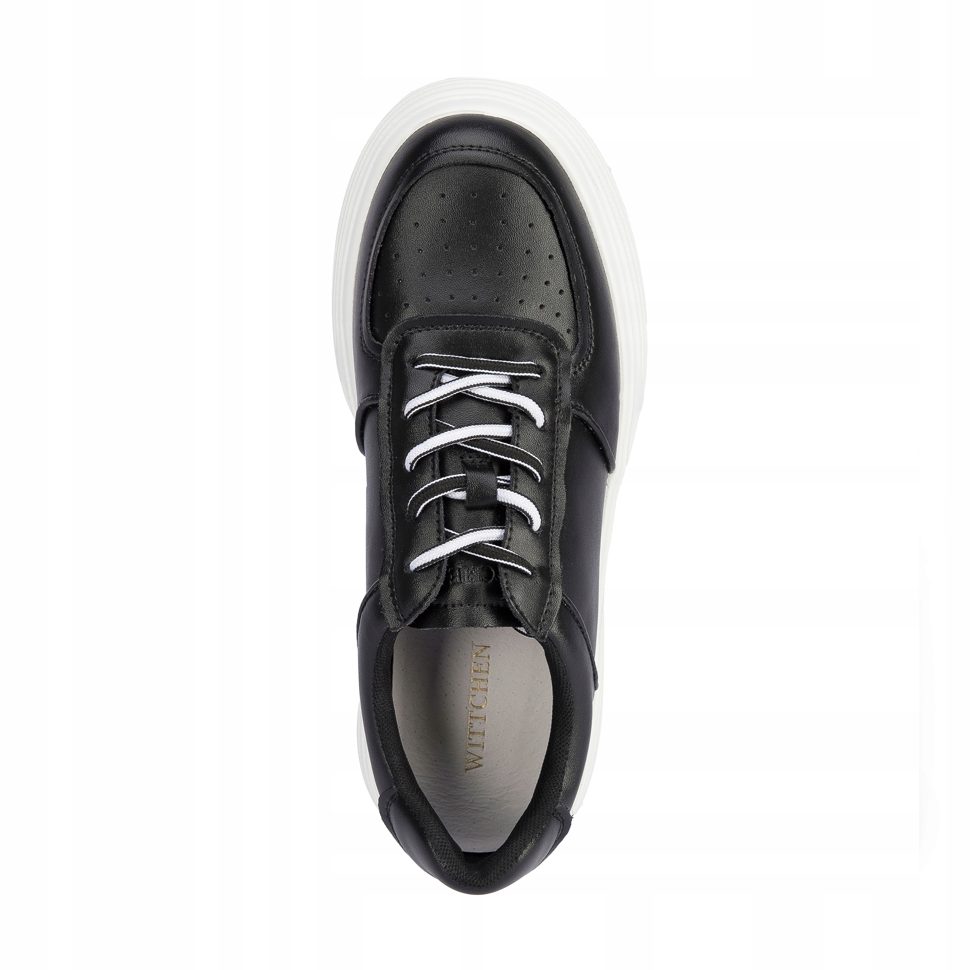 WITTCHEN damskie sneakersy skórzane czarne Rozmiar 38