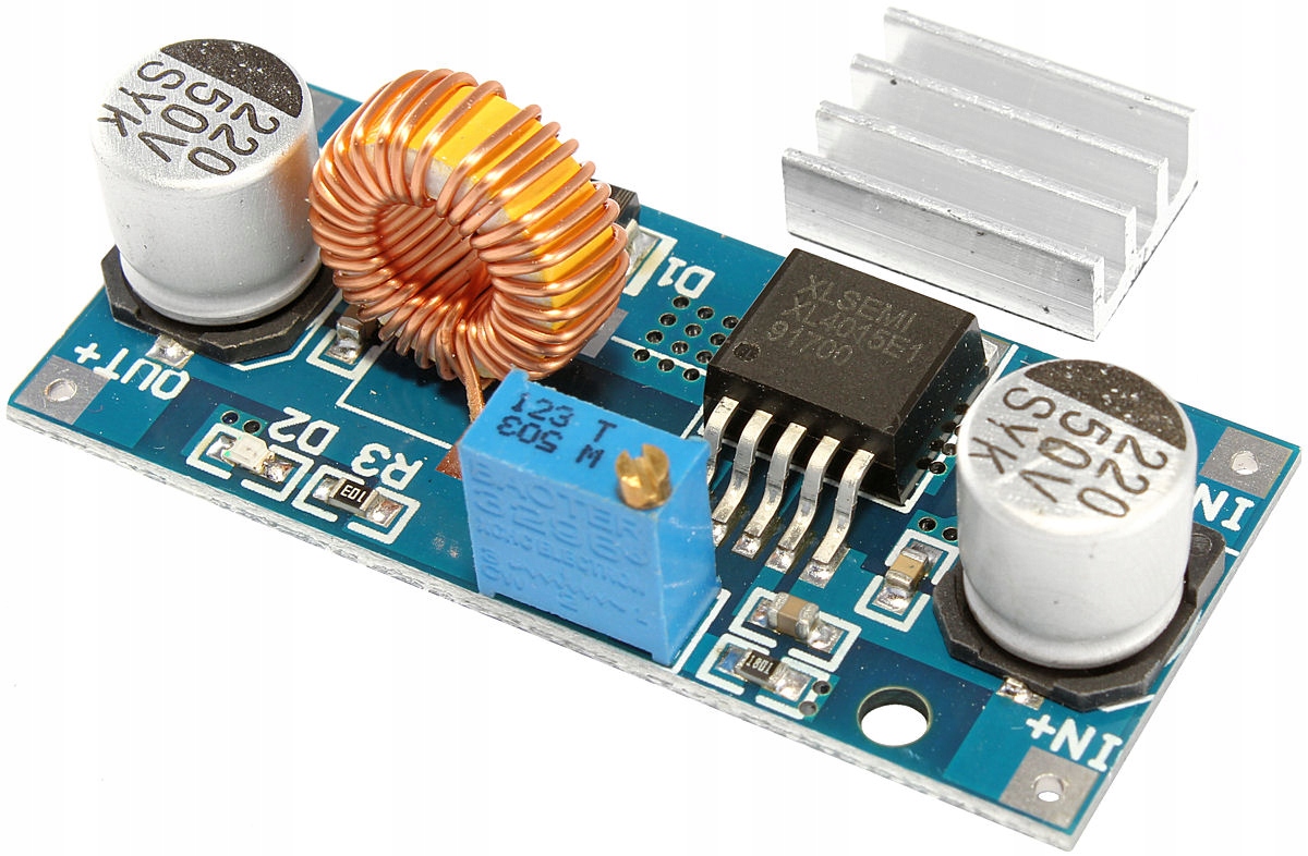 

Przetwornica Step Down XL4015 DC/DC 1,25-32V CV 5A
