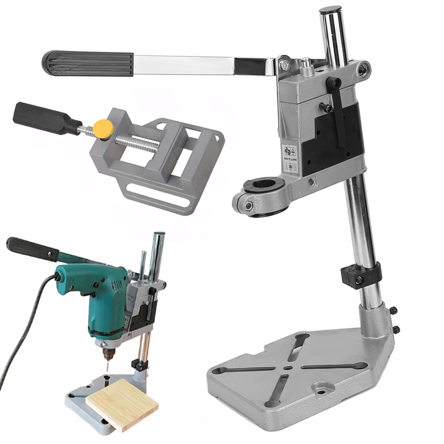 Univerzální Stativ Pro Úhlovou Brusku, Vertikálně Nastavitelný, Hloubka 60 MM