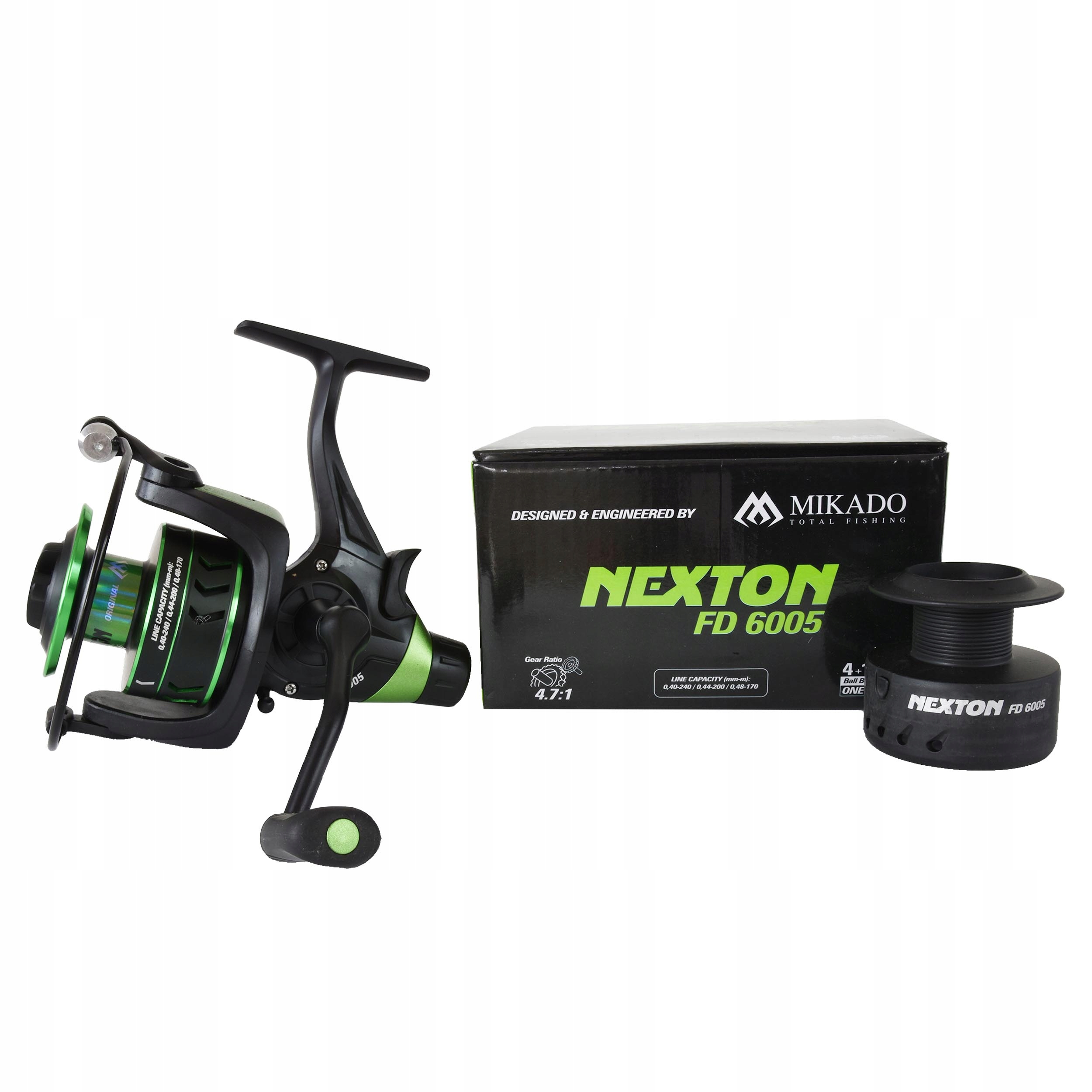 Kołowrotek karpiowy Mikado Nexton 6005 Fd 4BB+1RB