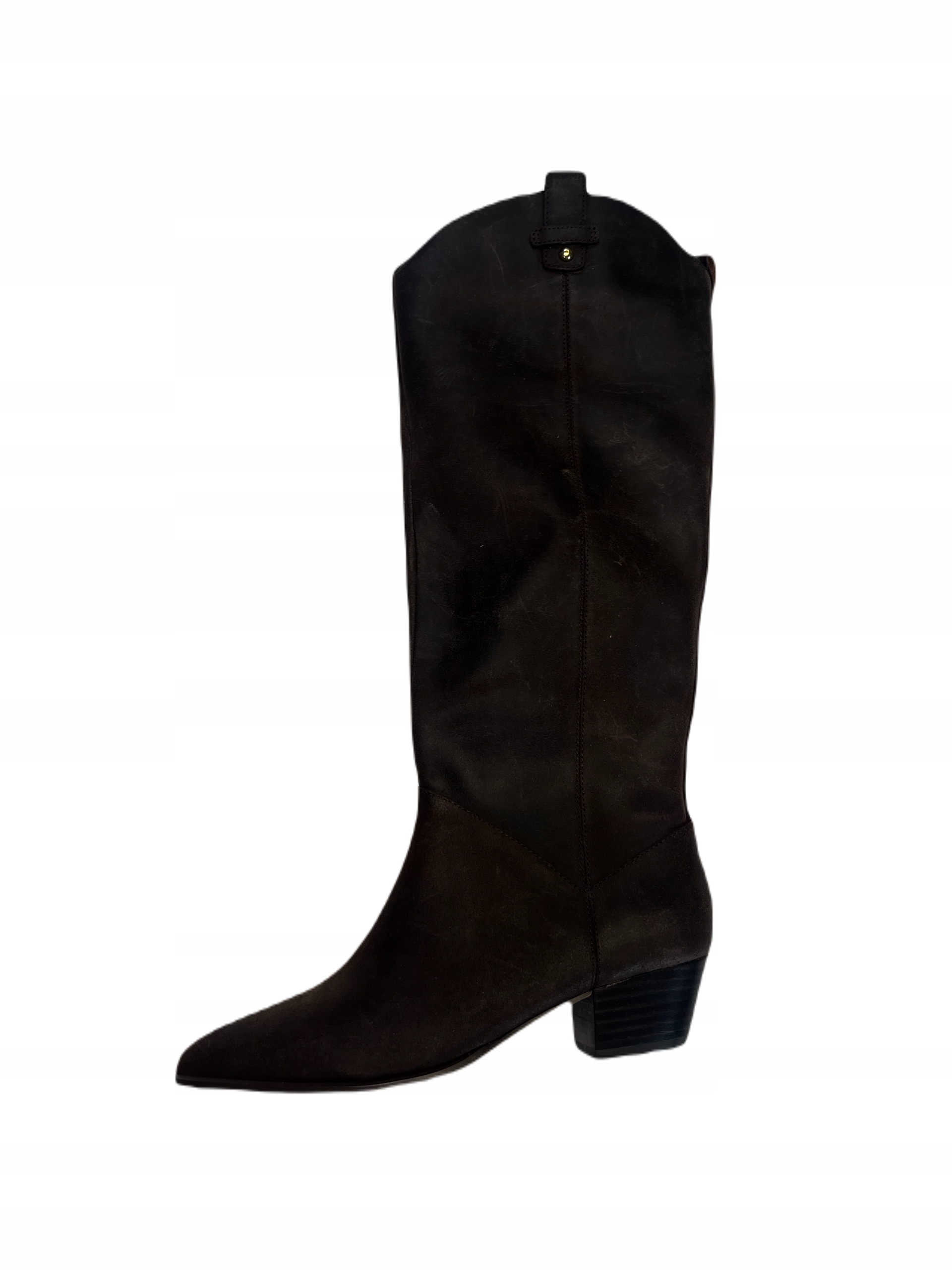 Dlouhé nazouvací dámské kozačky se zipem Aldo 36