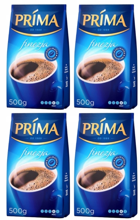 Kawa mielona Prima Finezja 4x 500g