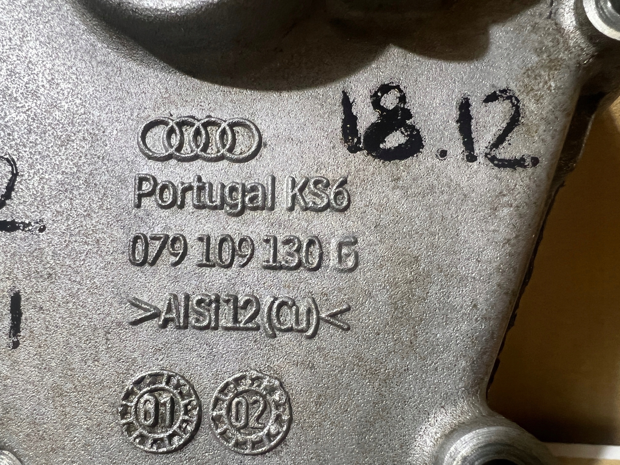 AUDI 4.2 V8 FSI BAT obal kryt rozvodu 079109130G