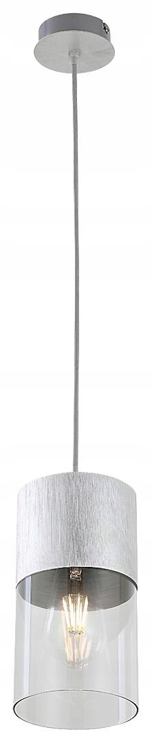 Rabalux Zelkova Stropní svítidlo E27 1x40W 120 cm Šedá Metalíza