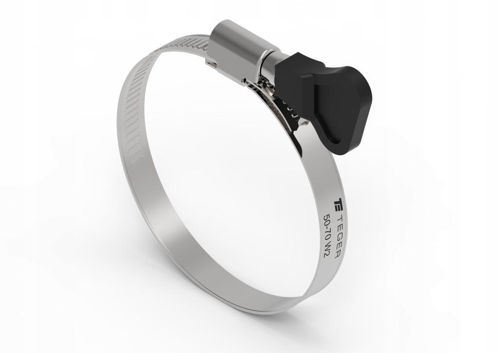 OPASKA ZACISKOWA Z POKRĘTŁEM 50-70 ŚLIMAKOWA TEGER