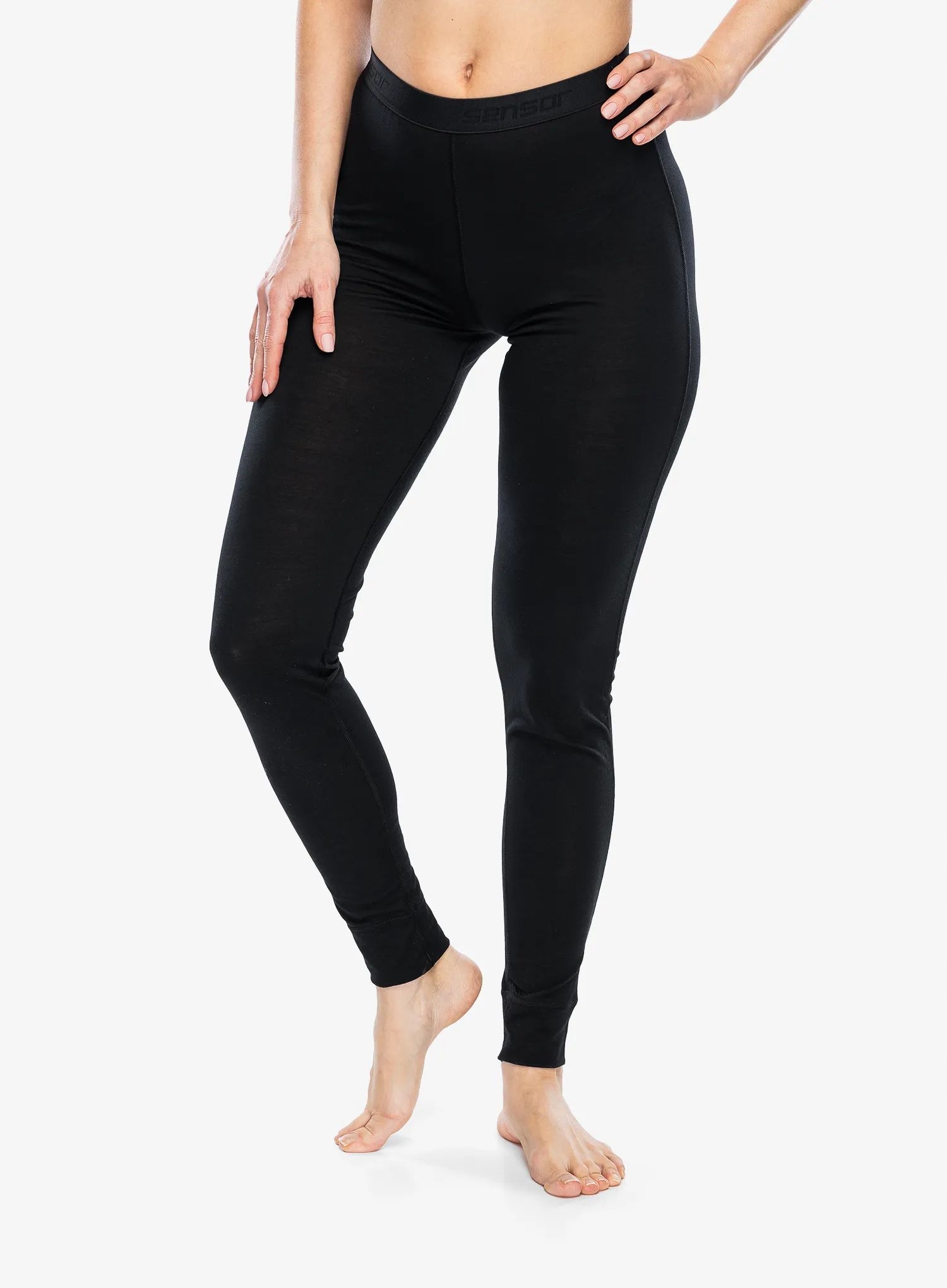 Dámské termoaktivní legíny Sensor Merino Active Underpants černá, velikost M