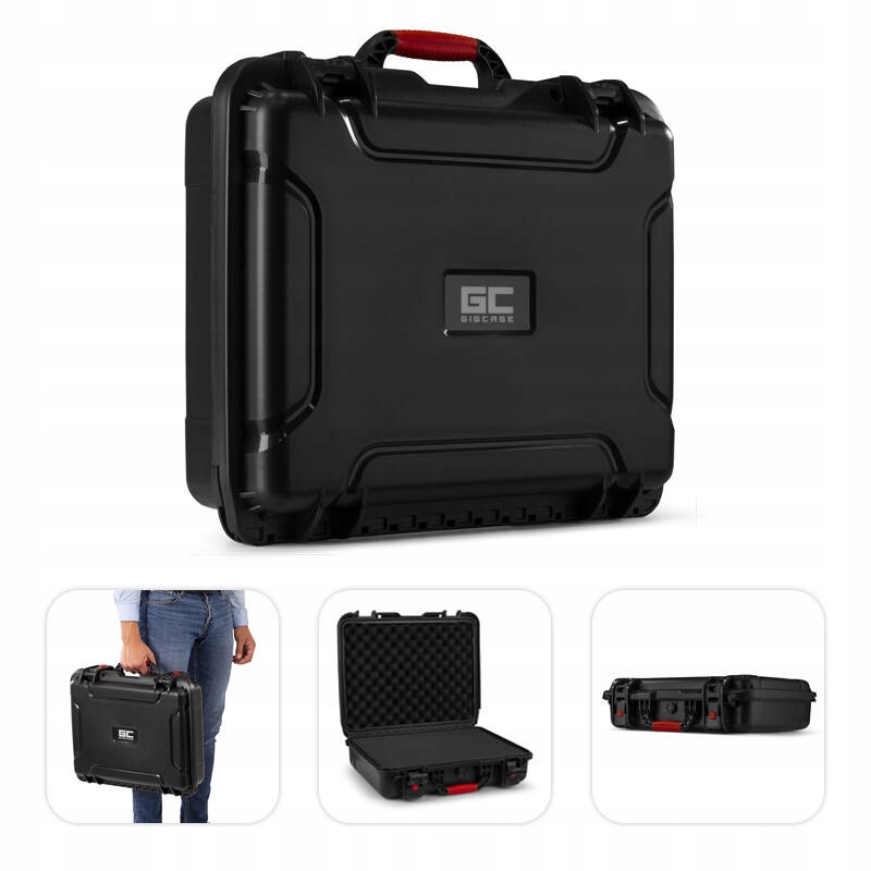 Uniwersalna walizka transportowa IP67 z gąbką duża 33L wytrzymała