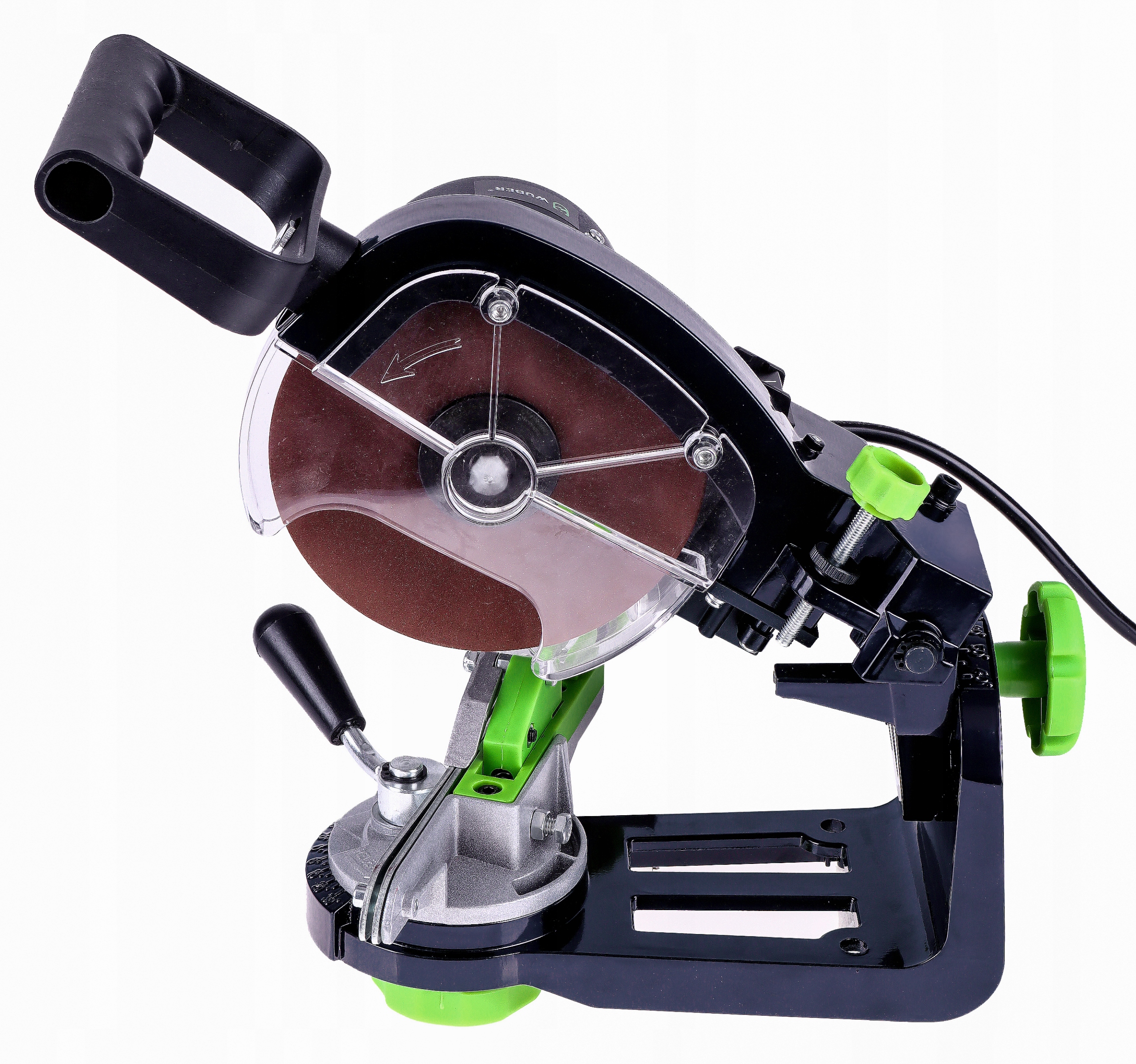 OSTRZAŁKA DO ŁAŃCUCHÓW DUŻA METALOWA DWIE TARCZE Informacje dodatkowe przezroczysta osłona ochronna