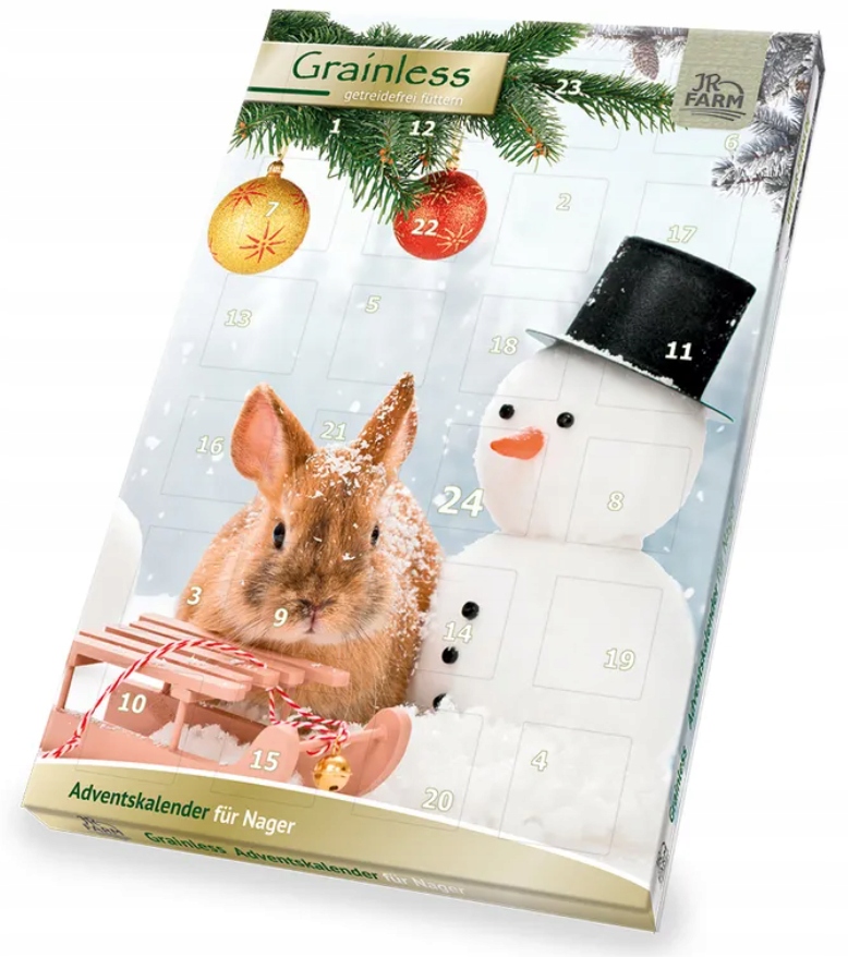 Levně Jr Farm Bezobilný Adventní Kalendář Pro Hlodavce, Složení 24 Dní XXL
