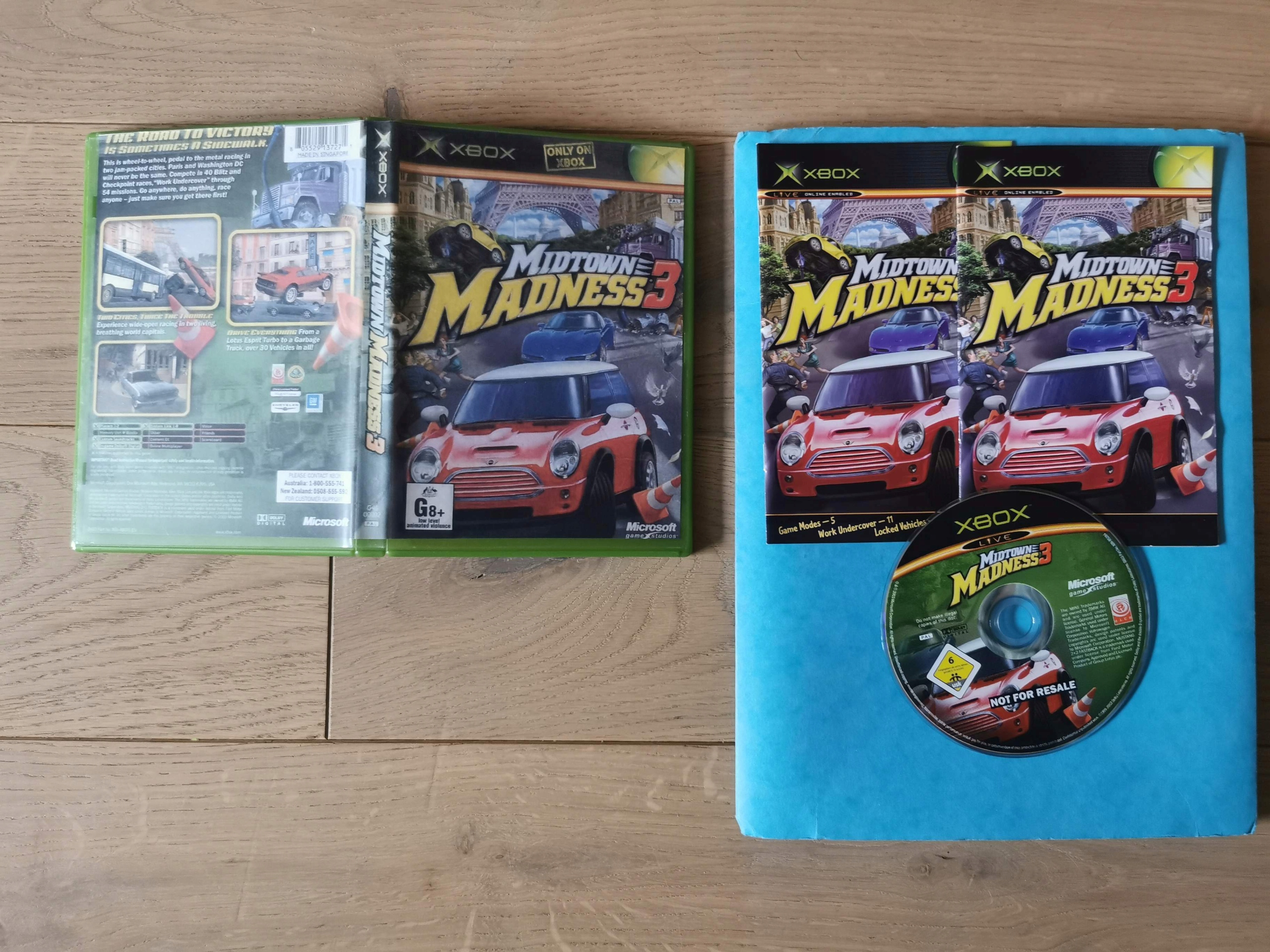 Midtown Madness 3 Platforma Xbox