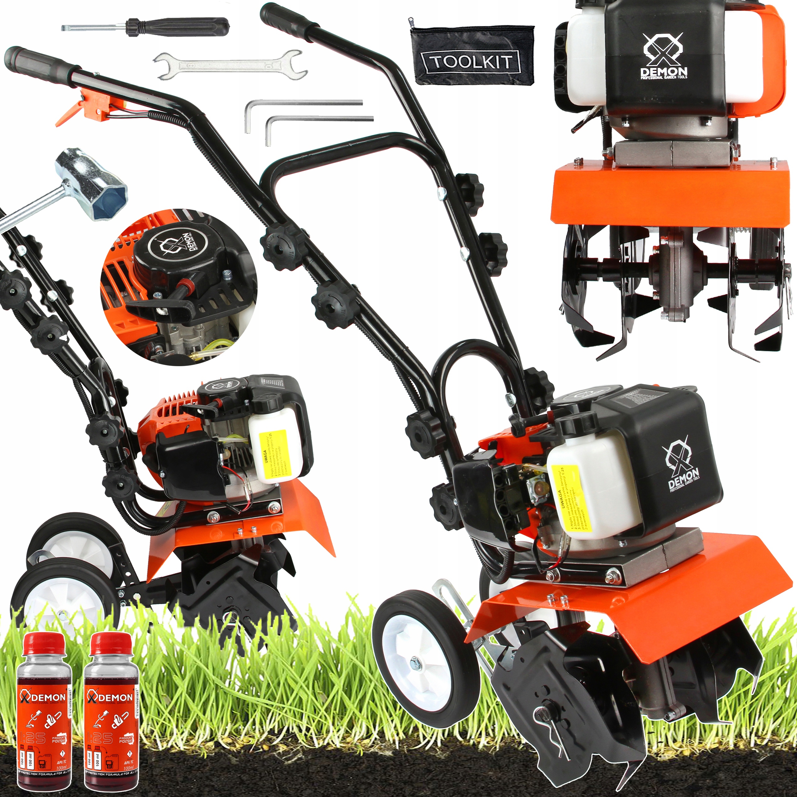 Kultivátor Benzínový Kultivátor Do Zeme, 30 cm, oleje s Reguláciou