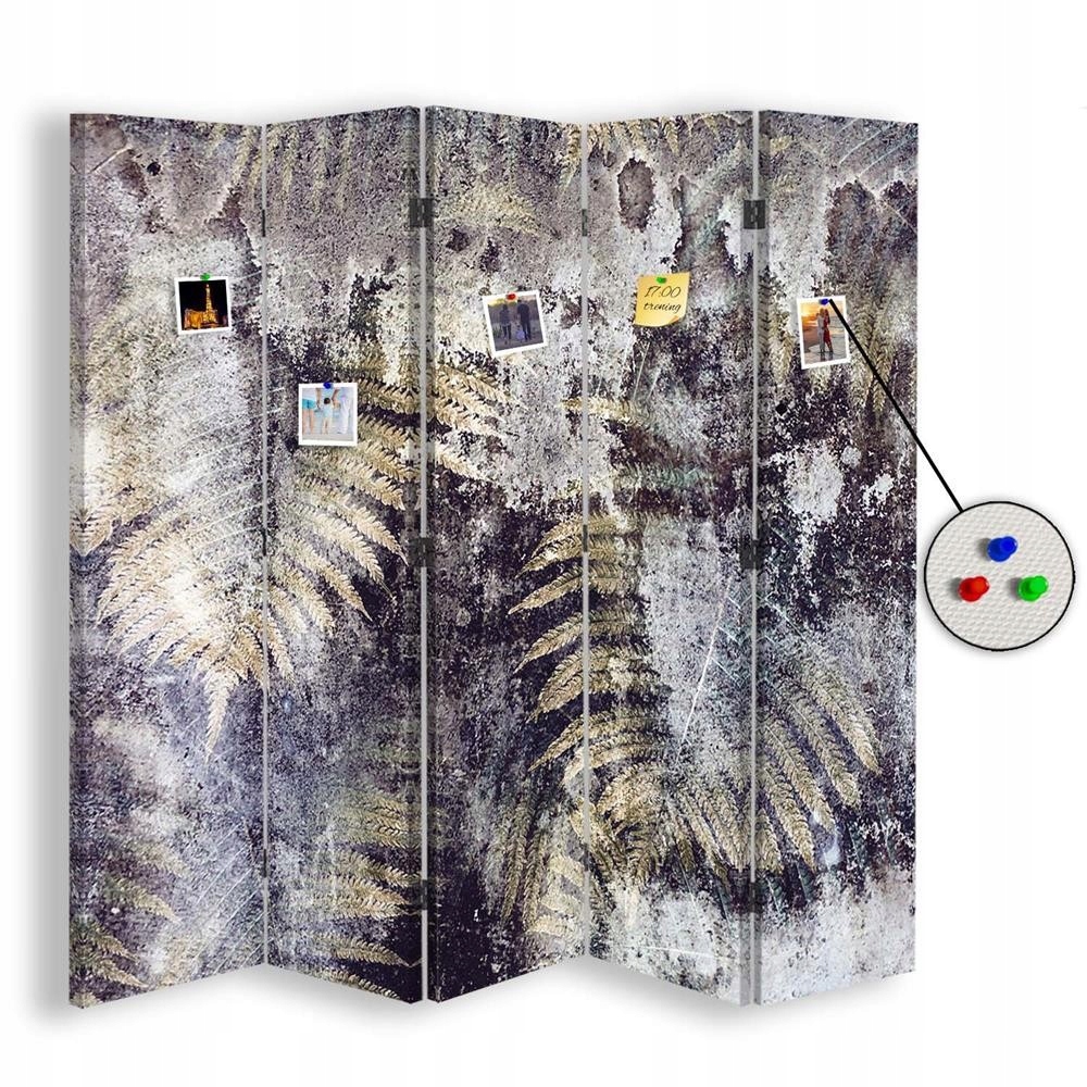 Paraván oboustranný korkový, Dynamika přírody 180x170