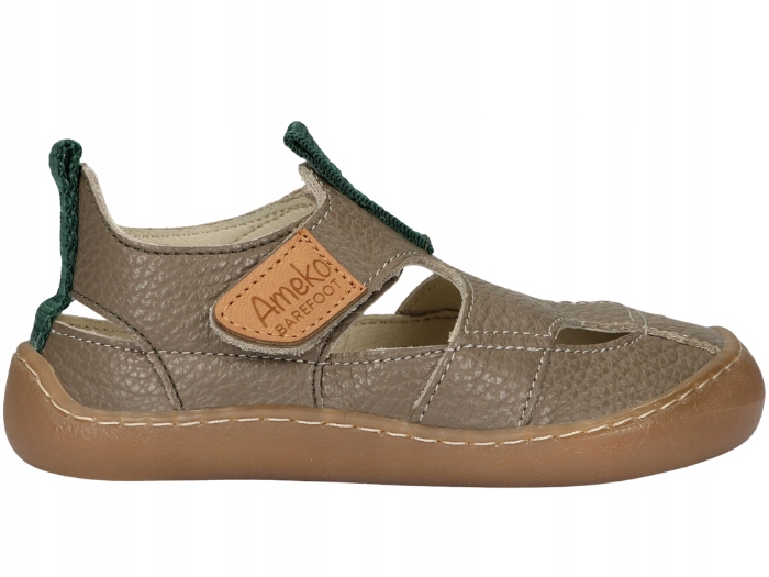 Sandały Barefoot Ameko dla dzieci Orion Taupe Skóra Elastyczne Rozmiar 33