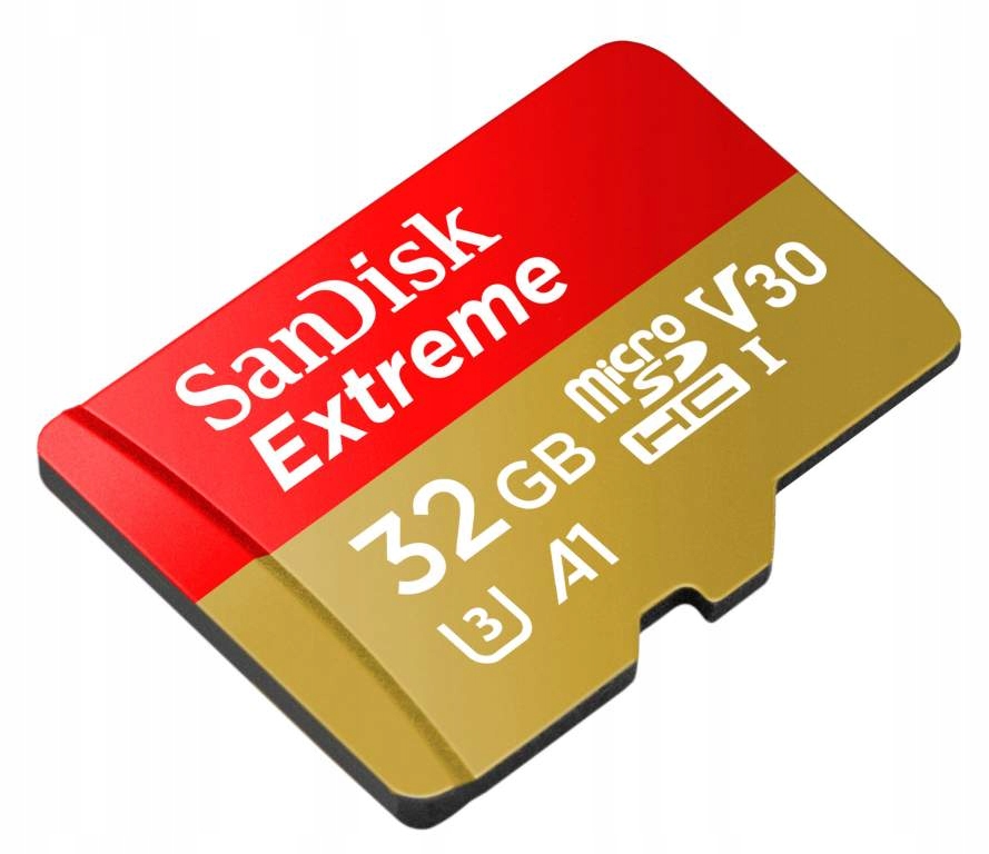 Karta Sandisk microSDHC 32 GB EXTREME + ADAPTER SD Producent SanDisk