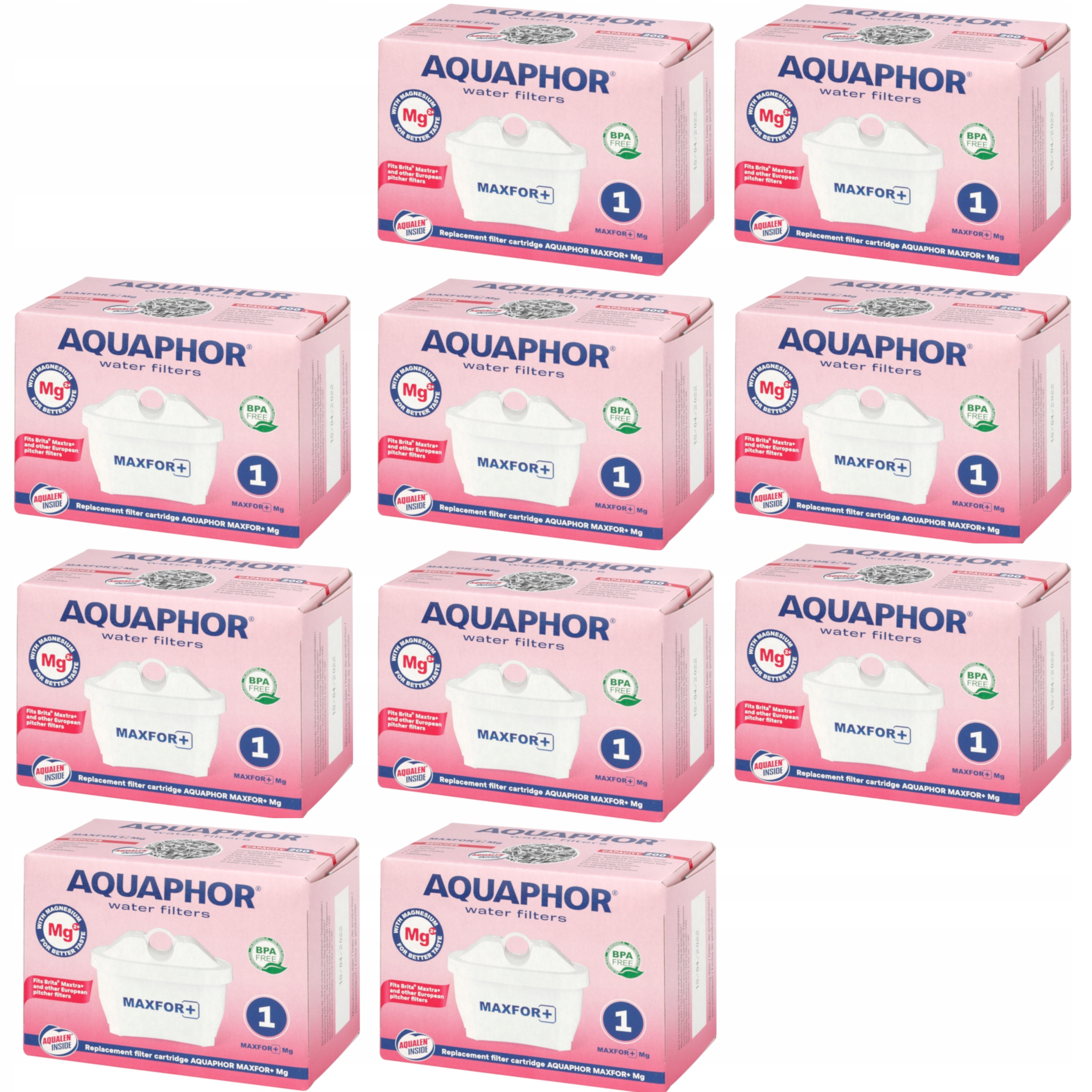 

10 x Filtr do wody dzbankowy Aquaphor Maxfor Mg 2+