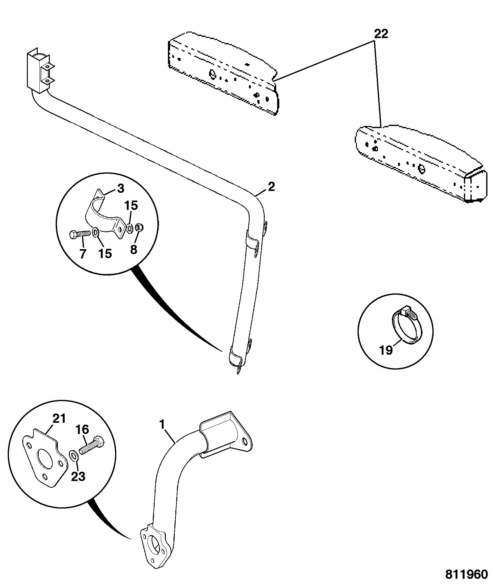 Ramię oświetleniowe ORYGINAŁ JCB Typ maszyny Inny