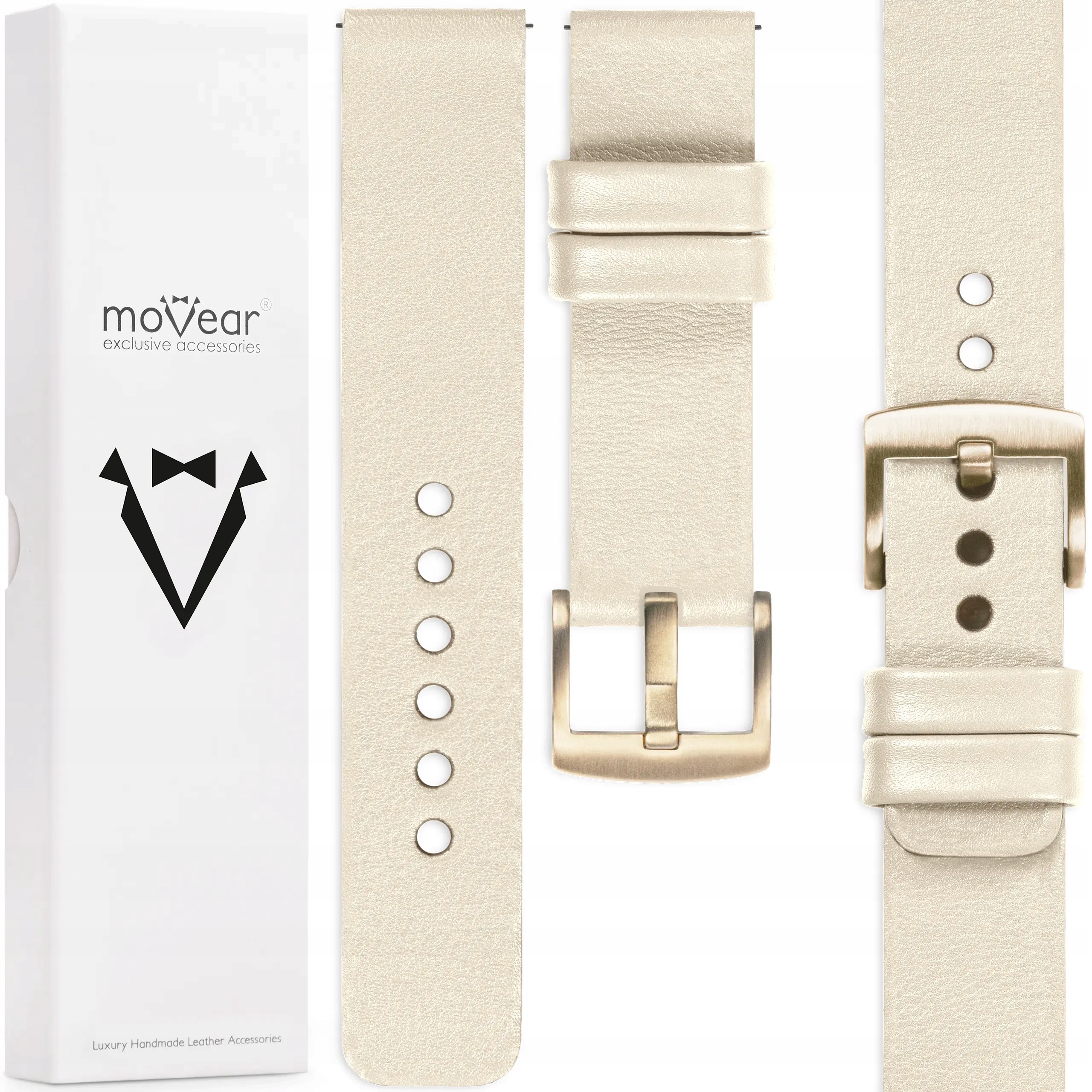 Kožený řemínek 18 mm pro Garmin Venu 3S 2S Vivoactive 4s Vívomove 3S