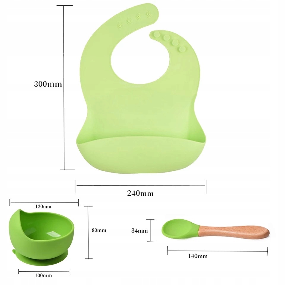 ZESTAW DO KARMIENIA DZIECKA ŚLINIAK MISKA ŁYŻECZKA Marka inna marka