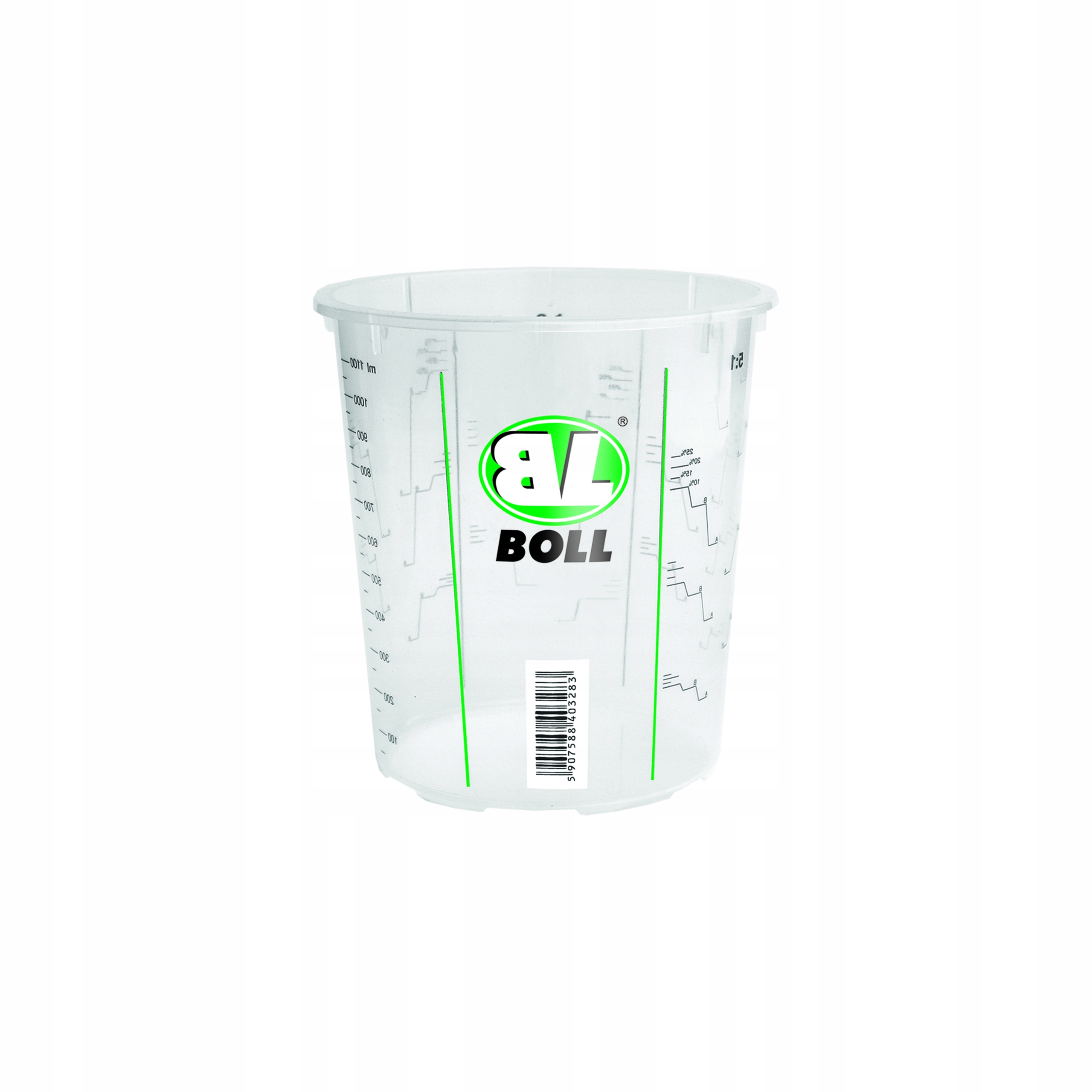 

Pojemnik Kubek Z Podziałką Plastikowy Boll 1300 ML