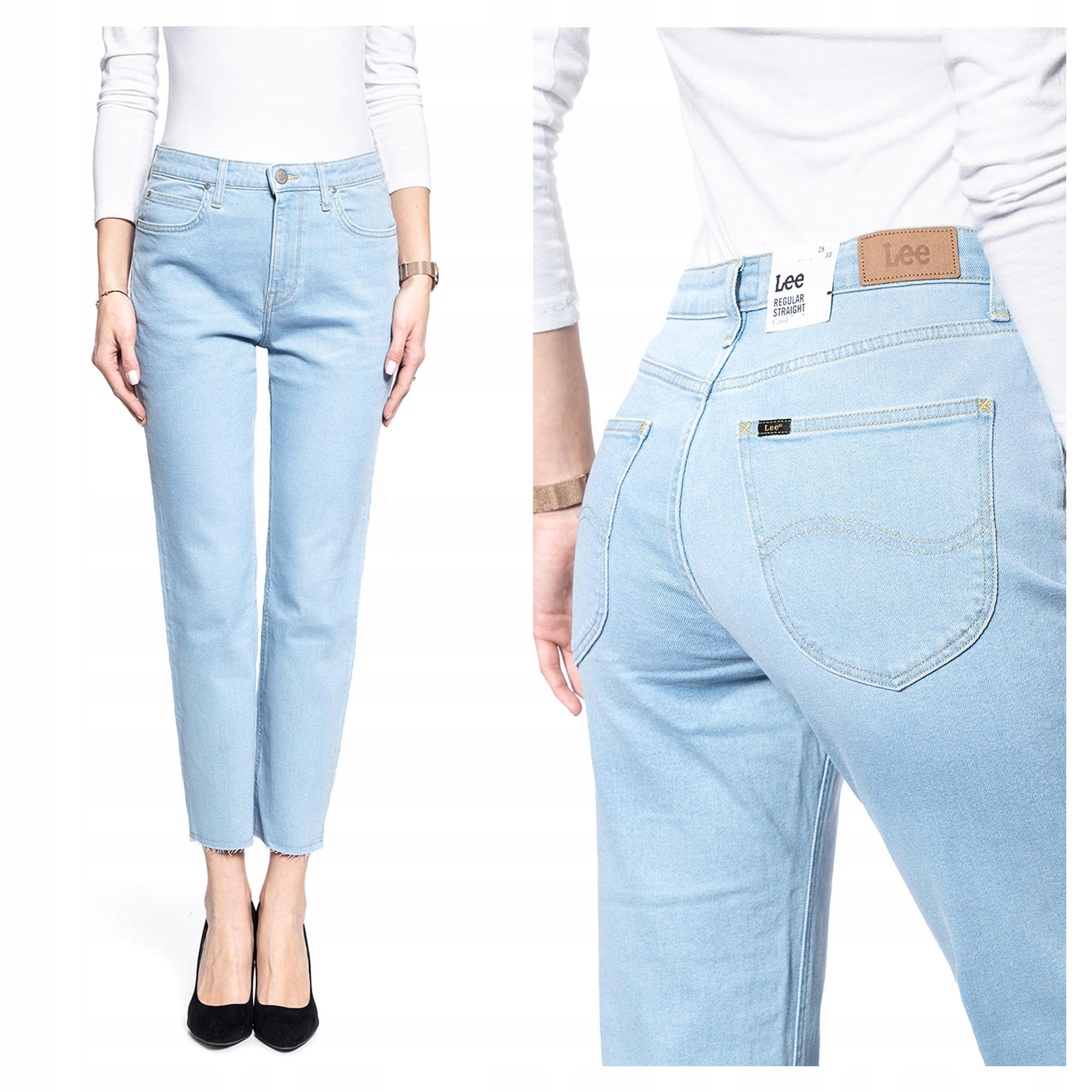 Dámské kalhoty Lee Carol Bavlněné džíny Regular W28 L33