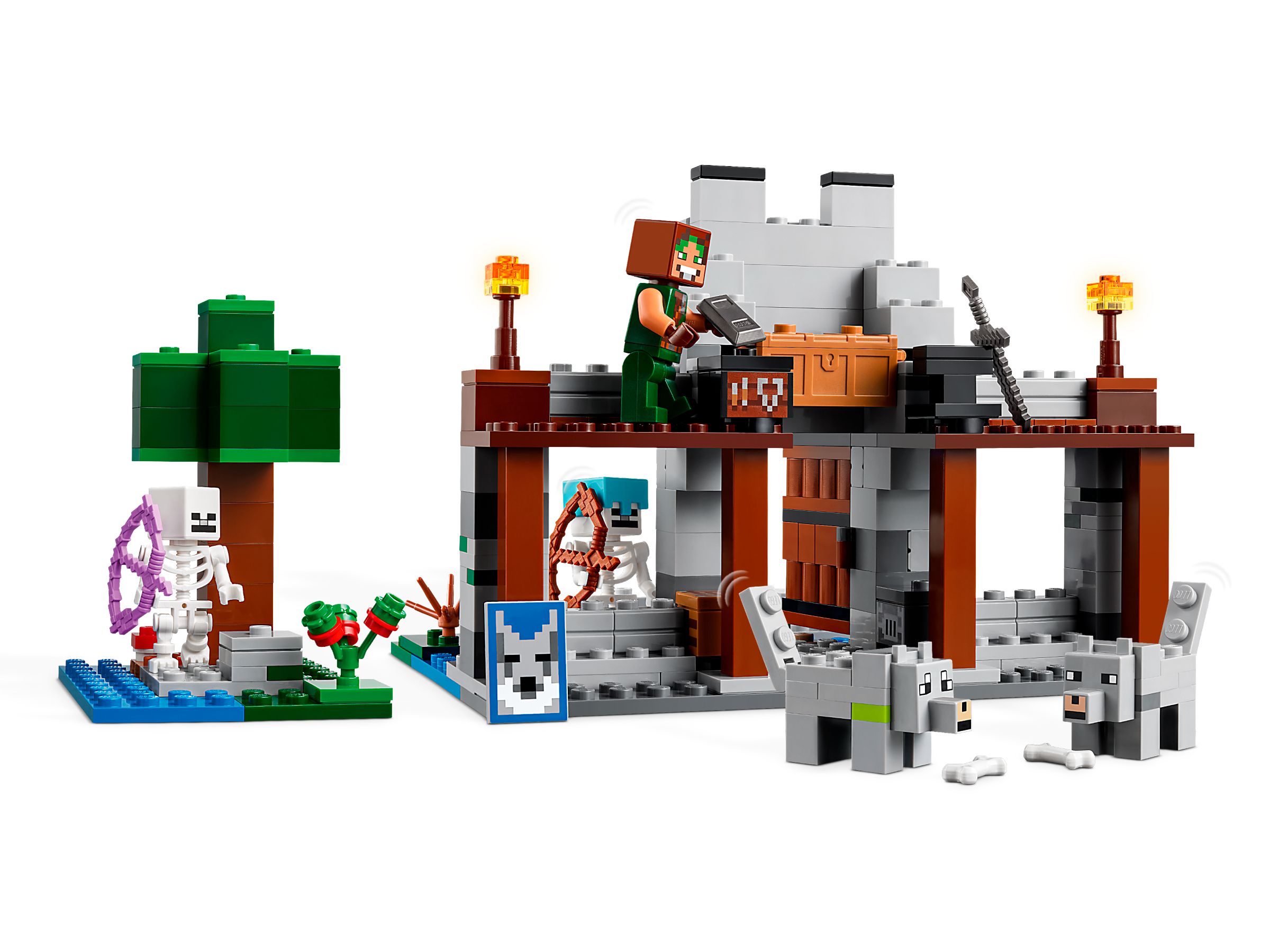 LEGO Minecraft 21261 Wilcza twierdza Prezent Wiek dziecka 8 lat +