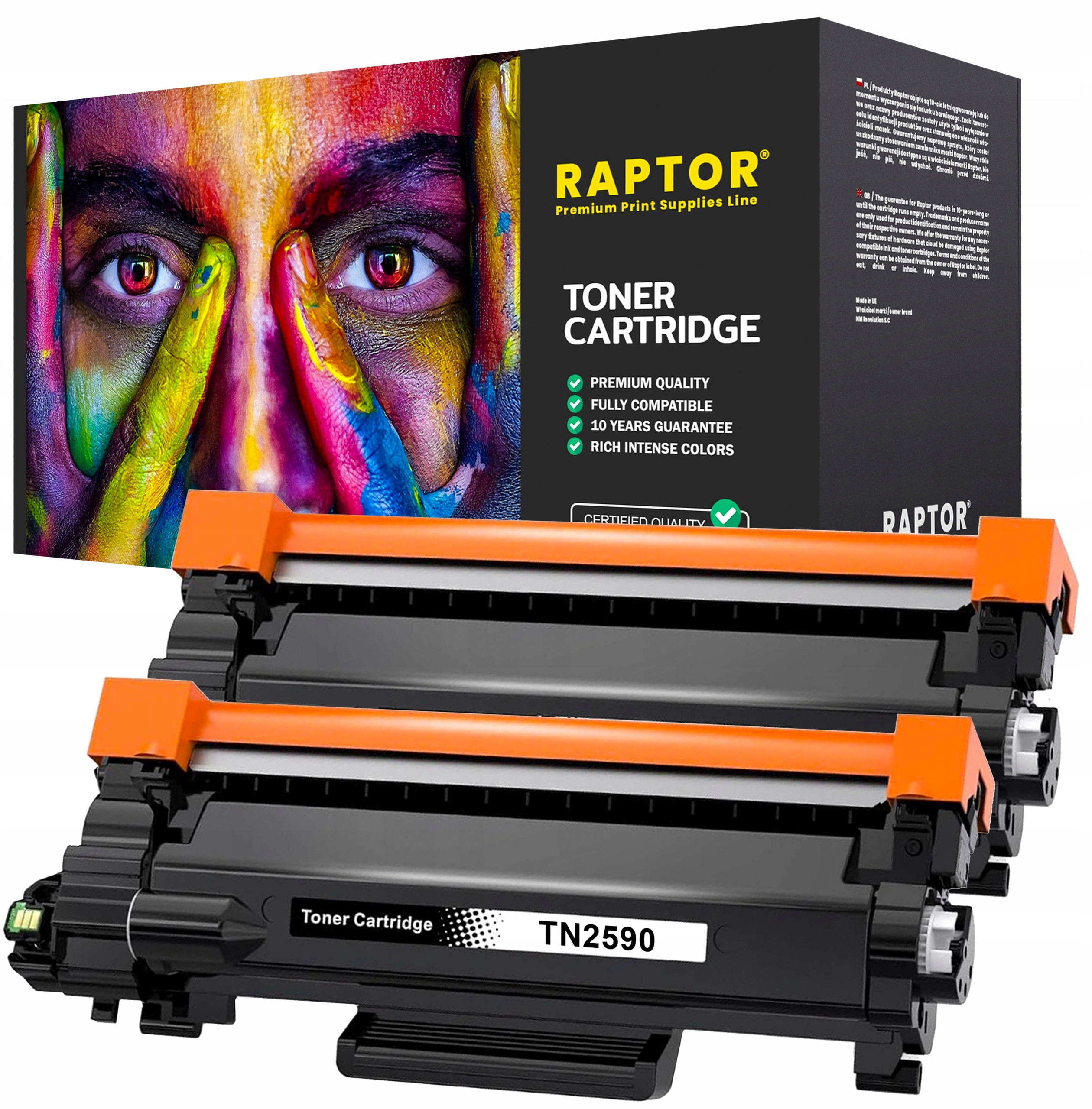 TN2590 XL Toner Do Brother DCP-L2600D L2622DW HL-L2402D L2442DW MFC-L2862DW