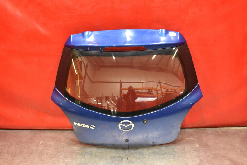 trunk door boot rear part rear GRANATOWA MAZDA 2 DE 3D HB 07-10