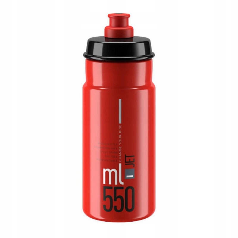 Bidon Elite Jet Czerwony 550ML
