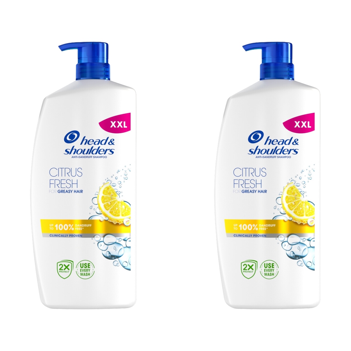 Zestaw 2x Head & Shoulders Citrus Fresh Szampon przeciwłupieżowy 800ml