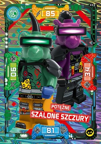 Karta Lego Ninjago S5 Potężne Szalone Szczury 111